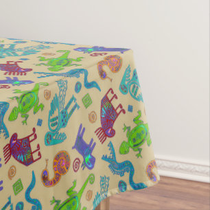 Mantel Patrón tribal primista de cultura africana mexican