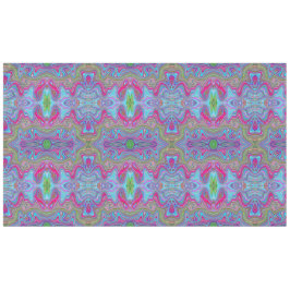 Mantel Patrón Trippy Multicolor Azul Cielo Ondulado