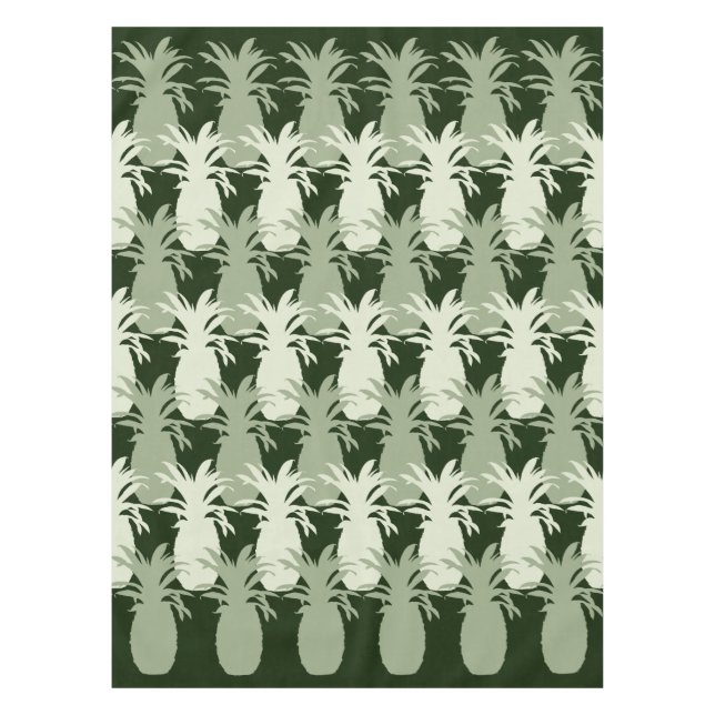 MANTEL PATRÓN TROPICAL DE PIÑA (Anverso)