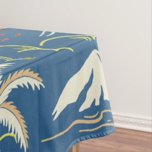 Mantel Patrón Tropical Retro Surf