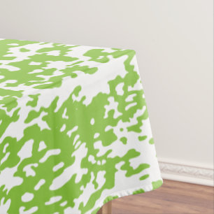 Mantel Patrón verde lima grunge - Decoración abstracta de
