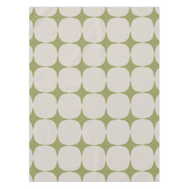 Mantel Patrón verde sabio moderno elegante de mediados de