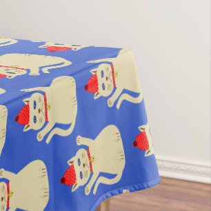 Mantel Patronear un gato de Navidades cutáneos