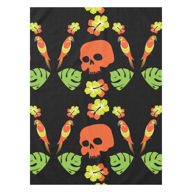 Mantel Patrones de colores caribeños (Anverso)