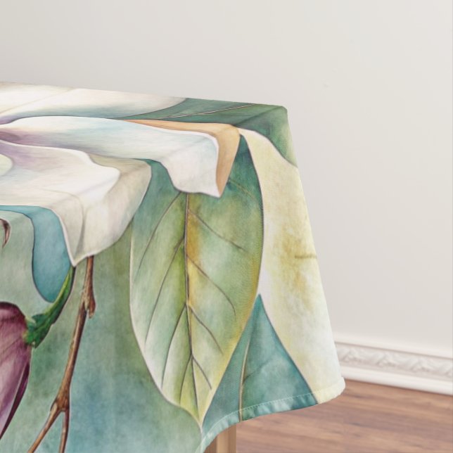Mantel Pattern Elegant Magnolia Flowers (In Situ)