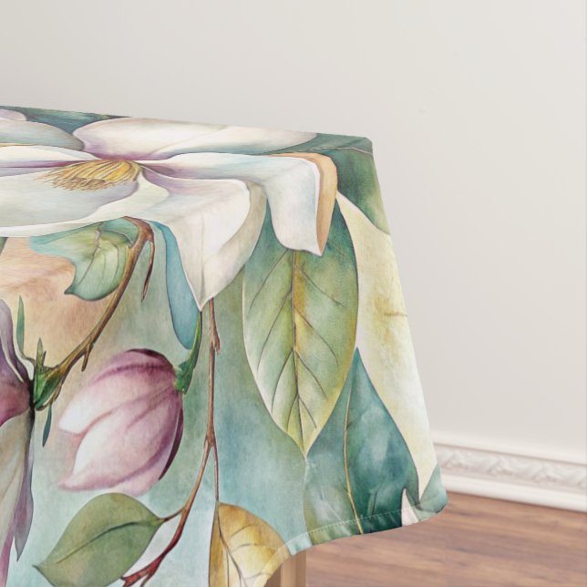 Mantel Pattern Elegant Magnolia Flowers (In Situ)