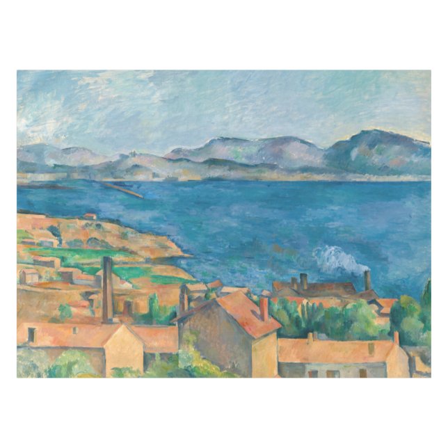 Mantel Paul Cezanne - Bahía de Marsella, vista desde Esta (Frente (Horizontal))