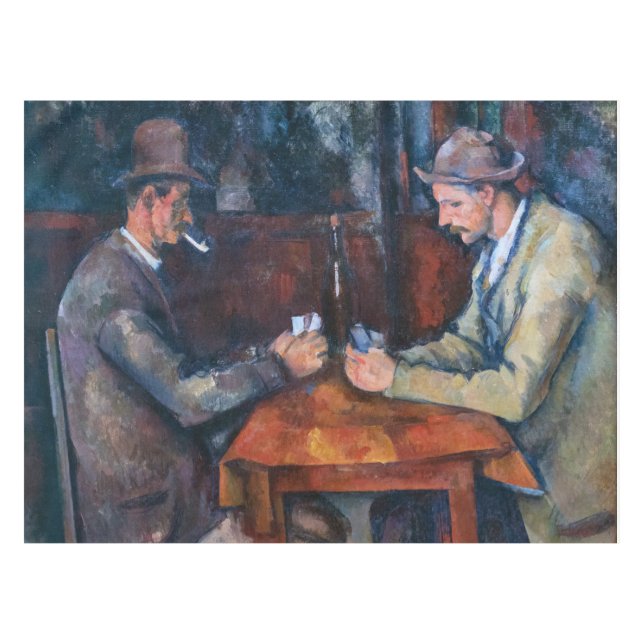 Mantel Paul Cezanne - Los jugadores de cartas (Frente (Horizontal))