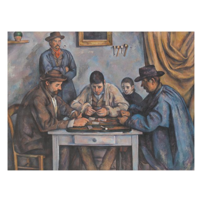 Mantel Paul Cezanne - Los jugadores de cartas (Frente (Horizontal))