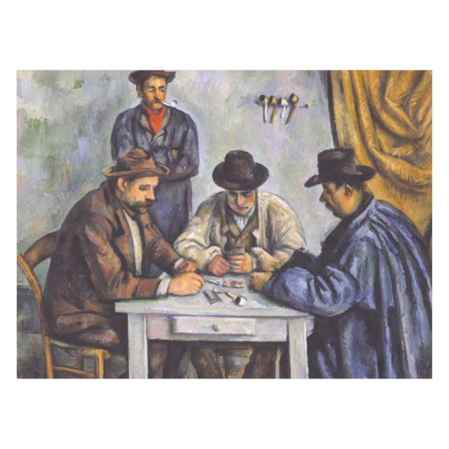 Mantel Paul Cezanne - Los jugadores de cartas (Frente (Horizontal))