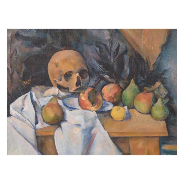 Mantel Paul Cezanne - Todavía la vida con Skull (Frente (Horizontal))