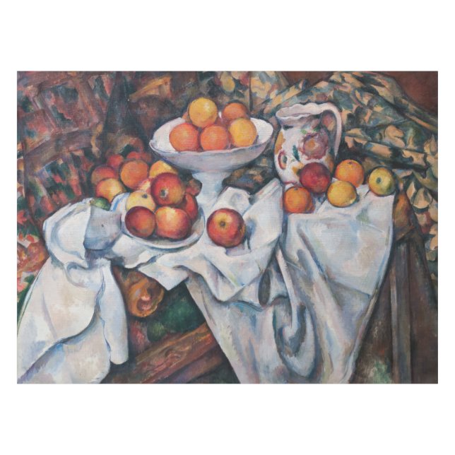 Mantel Paul Cezanne - Todavía vida, manzanas y Naranjas (Frente (Horizontal))
