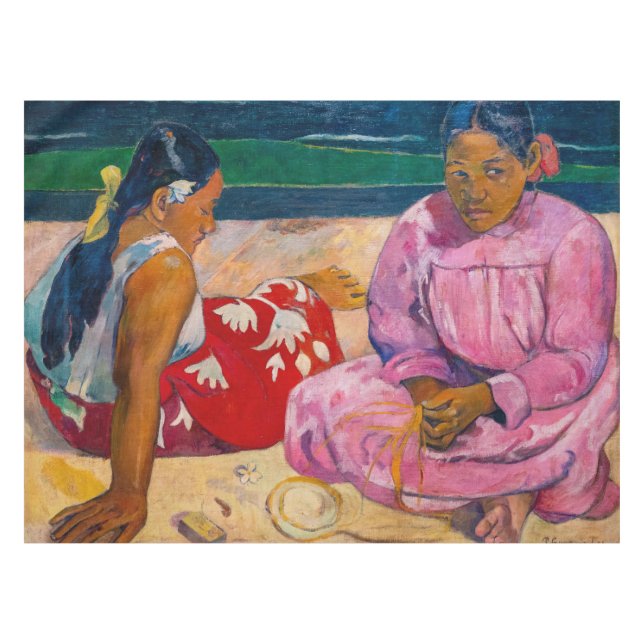 Mantel Paul Gauguin - Mujeres tahitianas en la playa (Frente (Horizontal))