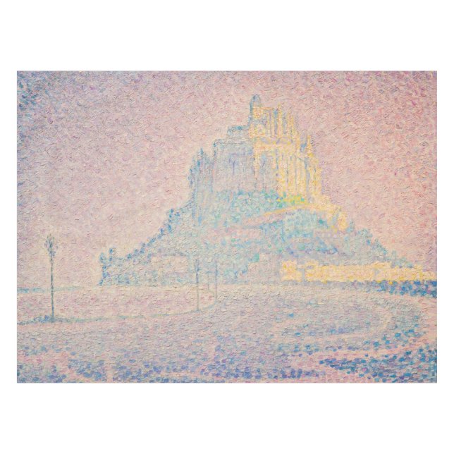 Mantel Paul Signac - Monte Saint Michel Niebla y Sol (Frente (Horizontal))