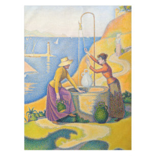 Mantel Paul Signac - Mujeres en el pozo
