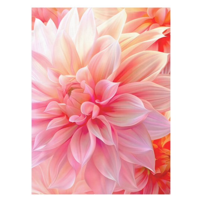 Mantel Peach Rubor Dahlia Blossom (Anverso)