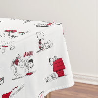PEANUTS | Patrón rojo y negro