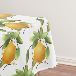Mantel Pears with Flowers