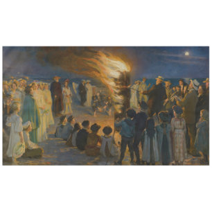 Mantel Peder Severin Kroyer - El incendio de la víspera d