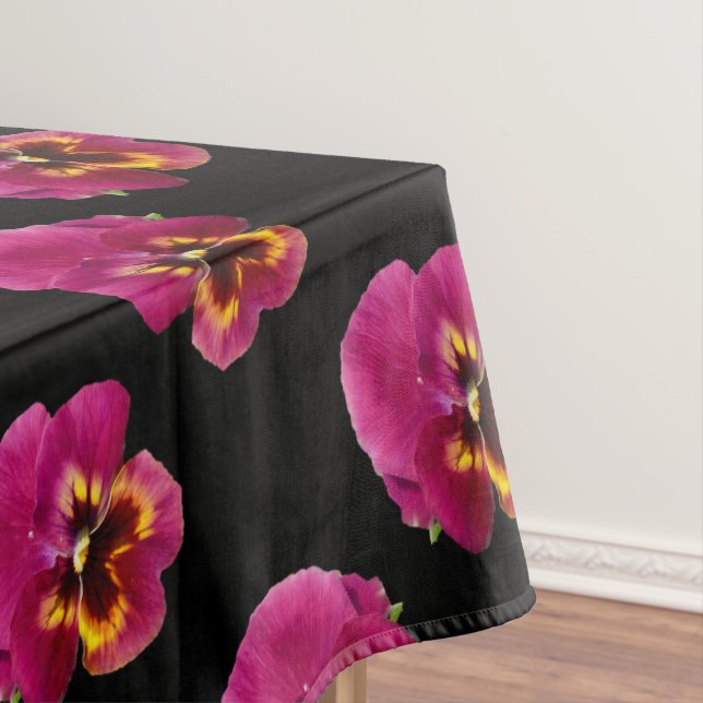 Mantel Pensamientos Magenta Sobre Negro, (In Situ)