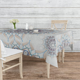 Mantel Pequeña floral blanca caída al campo