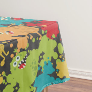 Mantel Pequeños monstruos divertidos lindos