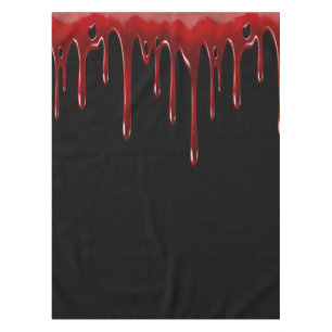 Mantel Perforaciones de sangre caídas en negro