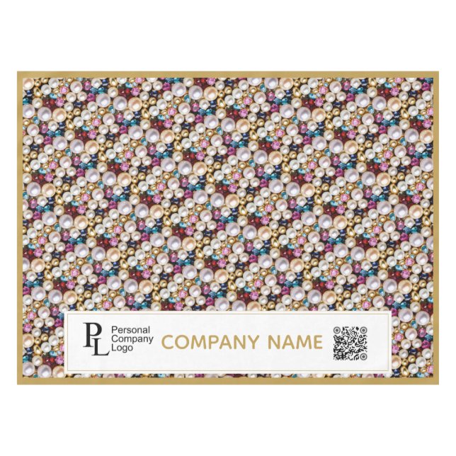 Mantel Perlas de la feria de artesanías promocionales del (Frente (Horizontal))