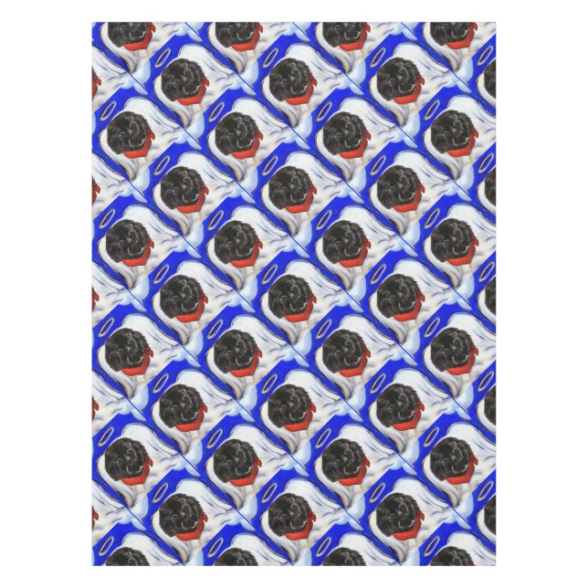 Mantel Perro Terranova (Anverso)