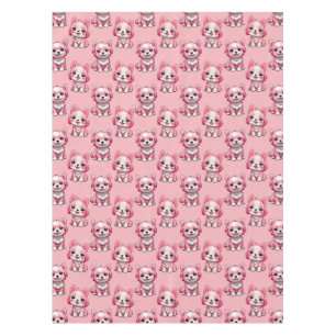 Mantel Perros rosados lindos