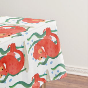 Mantel Personalizado de caballitos de mar de pepino