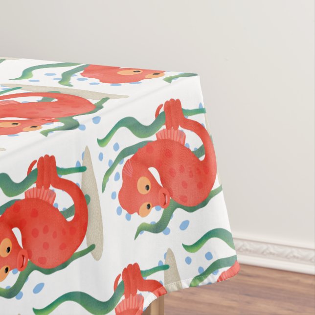 Mantel Personalizado de caballitos de mar de pepino (In Situ)
