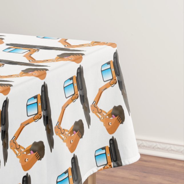 Mantel Personalizado de excavadora de naranja cúpula (In Situ)