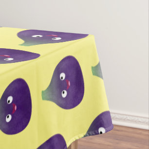 Mantel Personalizado de fruta púrpura feliz