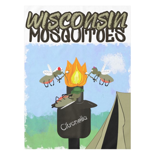 Mantel Personalizado de los mosquitos de Wisconsin - Acam (Anverso)