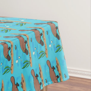 Mantel Personalizado de natación de Platypus Cute