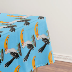 Mantel Personalizado de pájaro safari de buey amarillo di