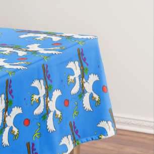 Mantel Personalizado de pájaros de cacatúa graciosa