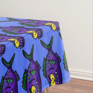 Mantel Personalizado de pescado piraña