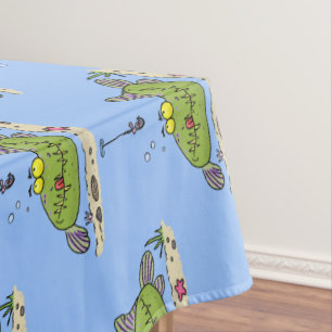 Mantel Personalizado de pescadores de peces gordos y hamb