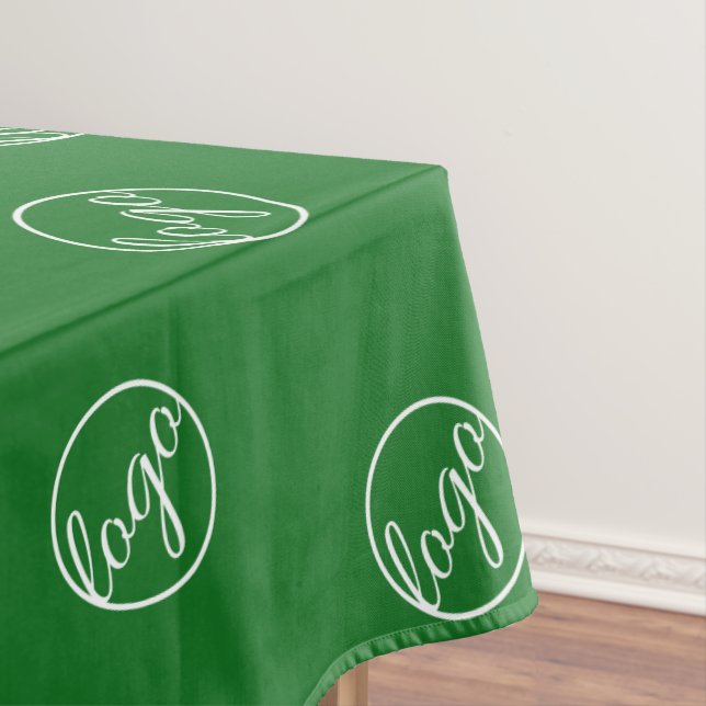 Mantel Personalizado Green Restaurant Trade Show - Logo B (In Situ)