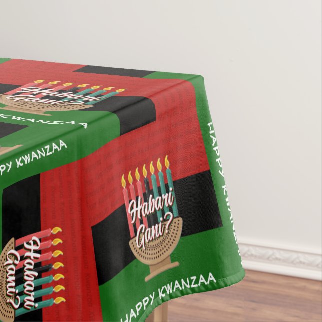 Mantel Personalizado HABARI GANI Kwanzaa (In Situ)