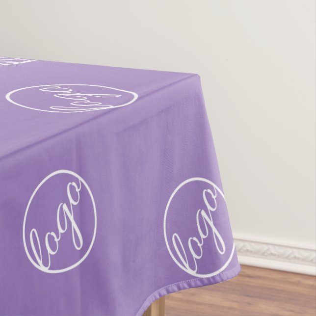 Mantel Personalizado Lavender Trade Show - Logo Business (In Situ)