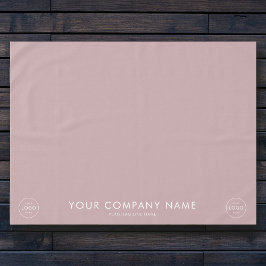 Mantel Personalizado Logo Company Business Promo Show