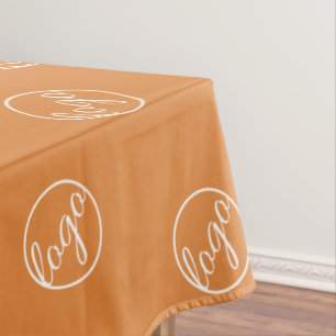 Mantel Personalizado Naranja Restaurant Trade Show Logo B