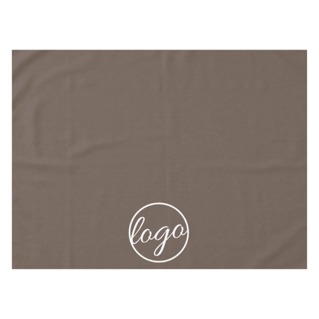 Mantel Personalizado Trade Show Business Logo Brown (Frente (Horizontal))