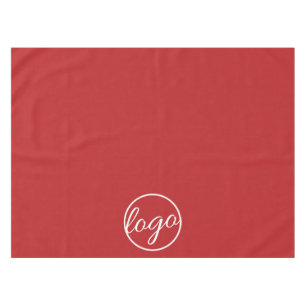 Mantel Personalizado Trade Show Business Logo Classic Red