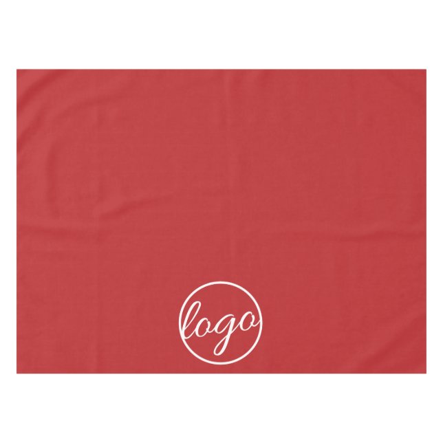 Mantel Personalizado Trade Show Business Logo Classic Red (Frente (Horizontal))