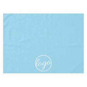 Mantel Personalizado Trade Show Business Logo Sky Blue