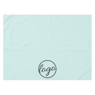 Mantel Personalizado Trade Show Business Logo Turquoise